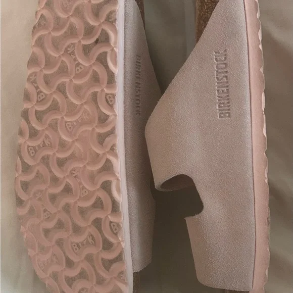 Light Pink Suede Birkenstock sandals - Picture 3 of 4